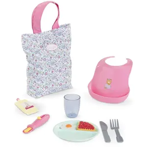Comparateur de prix : Coffret accessoires pour Grand poupon 36 cm et 42 cm : Repas floral