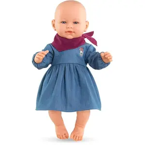 Comparateur de prix : Corolle Robe en Jean Manches Longues et Foulard pour poupon 42 cm
