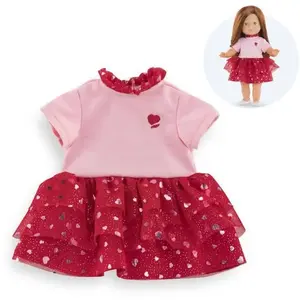 Ma Corolle - Robe Pétale de Coeurs, vêtement, pour poupée, 36cm, dès 4 Ans, 9000212730