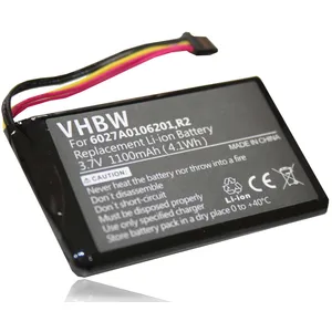 Comparateur de prix : vhbw batterie compatible avec TomTom GO 4FL60, 6100, 6200, 6250 système de navigation GPS (1100mAh, 3,7V, Li-Ion)