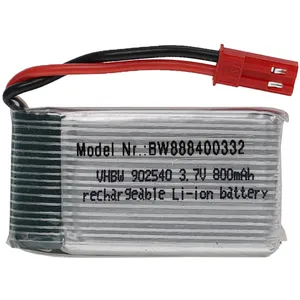 Comparateur de prix : vhbw Batterie Compatible avec Bec connecteur pour modéle RC par ex. Voiture de Course Avion (800mAh, 3,7V, Li-polymère, 45 x 25 x 10 mm)
