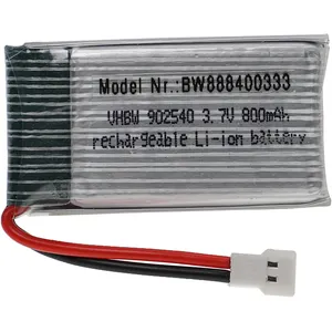 Comparateur de prix : Batterie compatible avec xh 2.54 2P connecteur pour modéle rc par ex. ...