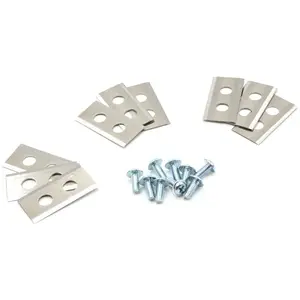 Vhbw - 9x Lame de rechange 0.75mm pour robot tondeuse à gazon Kress Ro... pas cher