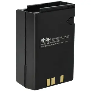 VHBW Batterie remplace Yaesu / Vertex FNB-17H pour radio talkie-walkie (100... pas cher