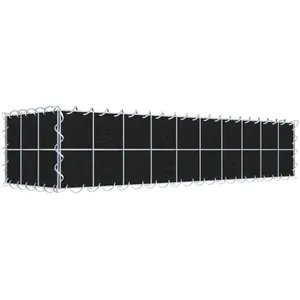 Gabiona - Gabiondeco - Mur Gabion végétal avec non-tissé 100 cm x 20 c... pas cher