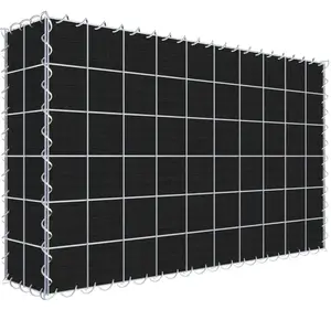 Gabiona - Gabiondeco - Mur Gabion végétal avec non-tissé 100 cm x 60 c... pas cher
