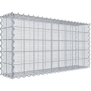 Gabiona Gabion à copeaux 100 cm x 50 cm x 20 cm (L x H x P), maille 10 cm x 10 cm, spirale pas cher