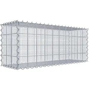 Gabiona Gabion à copeaux 100 cm x 40 cm x 30 cm (L x H x P), maille 10 cm x 10 cm, spirale pas cher