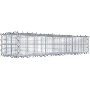 Gabiona Gabion à copeaux 100 cm x 20 cm x 30 cm (L x H x P), maille 10 cm x 10 cm, spirale pas cher