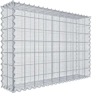 Gabiona Gabion à copeaux 100 cm x 70 cm x 20 cm (L x H x P), maille 10 cm x 10 cm, spirale pas cher