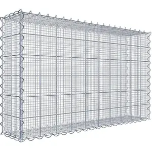 Gabiona Gabion à copeaux 100 cm x 60 cm x 20 cm (L x H x P), maille 10... pas cher