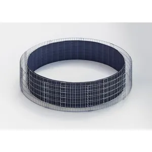 Lit surélevé rond, diamètre 502 cm, hauteur 50 cm pas cher