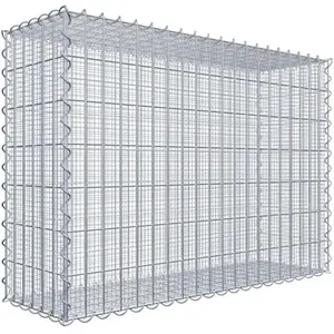 Gabiona Gabion à copeaux 100 cm x 70 cm x 30 cm (L x H x P), maille 5 cm x 10 cm, spirale pas cher