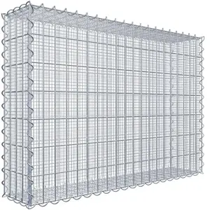 Gabiona Gabion à copeaux 100 cm x 70 cm x 20 cm (L x H x P), maille 5 ... pas cher