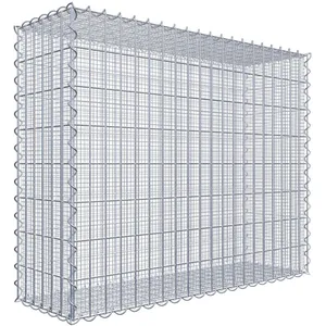 Gabion à copeaux 100 cm x 80 cm x 30 cm (L x H x P), maille 5 cm x 10 cm, spirale pas cher