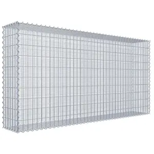 Gabiona Gabion à copeaux 200 cm x 100 cm x 30 cm (L x H x P), maille 5 cm x 10 cm, spirale pas cher