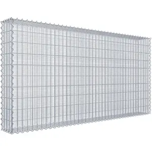 Gabion à copeaux 200 cm x 100 cm x 20 cm (L x H x P), maille 5 cm x 10 cm, spirale