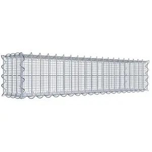 Gabiona Gabion à copeaux 100 cm x 20 cm x 20 cm (L x H x P), maille 5 cm x 10 cm, spirale pas cher