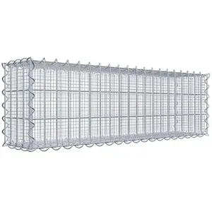 Gabiona Gabion à copeaux 100 cm x 30 cm x 20 cm (L x H x P), maille 5 cm x 10 cm, spirale pas cher