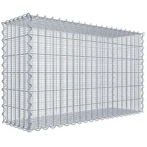 Gabiona Gabion à copeaux 100 cm x 60 cm x 30 cm (L x H x P), maille 5 cm x 10 cm, spirale pas cher