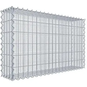 Gabiona Gabion à copeaux 100 cm x 60 cm x 20 cm (L x H x P), maille 5 ... pas cher