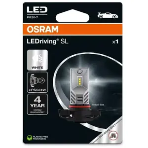 2 Ampoules Led Osram Cool White Ledriving Ps24w 12v 8,2w pas cher
