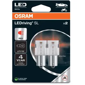 2 Ampoules Led Osram Ledriving P21w 12v 1,4w pas cher