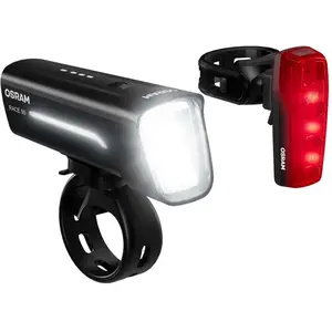 Comparateur de prix : Kit d'éclairage de vélo race 50 set led à batterie noir - Osram