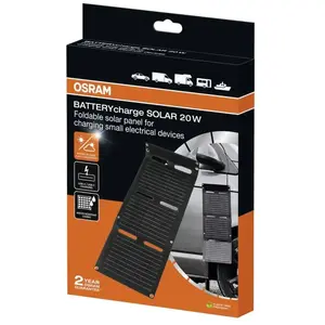 Comparateur de prix : Osram PannEau solaire pliable Powerbank BatteryChange Solar 20W OFSP20
