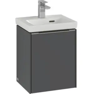 V&B Subway 3.0 Meuble sous lavabo 35,1x42,9x30,9 cm, porte R/Gr AL g, ...