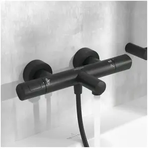 Villeroy & Boch Embrace Mitigeur thermostatique, pour baignoire, 2 sorties, TVS108016000K5, pas cher