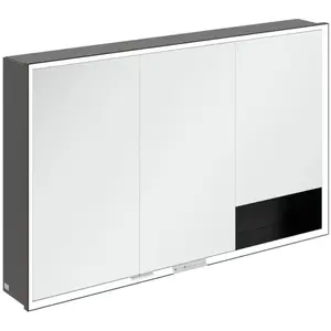Villeroy & Boch My View+ Armoire de toilette, 3 portes, B4811200, pas cher