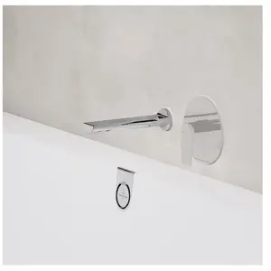 Bec de baignoire VILLEROY ET BOCH Liberty montage mural chrome pas cher