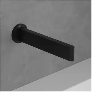 Bec de baignoire droit VILLEROY ET BOCH Dawn montage mural Matt Black pas cher