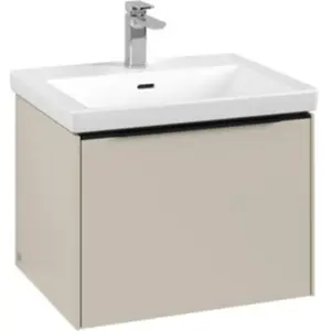 Comparateur de prix : Villeroy & Boch Subway 3.0 Meuble sous-lavabo, éclairage LED, 1 tiroir, 572x429x478mm, C577L1VN