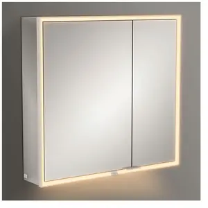 Villeroy & Boch My View Now Armoire de toilette, avec éclairage l: 80 H: 75 P: 16,8 cm, 2 portes, A4578000,Vendu parkaufland