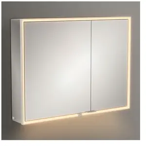 Villeroy & Boch My View Now Armoire de toilette, avec éclairage l: 100 H: 75 P: 16,8 cm, 2 portes, A4571000,Vendu parkaufland
