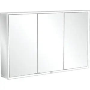 Villeroy & Boch My View Now Armoire de toilette, avec éclairage l: 120 H: 75 P: 16,8 cm, 3 portes, A4571200,Vendu parkaufland