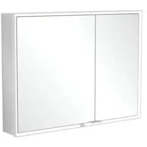 Villeroy & Boch My View Now Armoire de toilette, avec éclairage l: 100 H: 75 P: 16,8 cm, 2 portes, A4561000,Vendu parkaufland