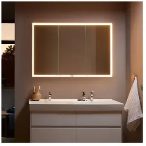 Villeroy & Boch My View Now Armoire de toilette, avec éclairage l: 120 H: 75 P: 16,8 cm, 3 portes, A4561200,Vendu parkaufland