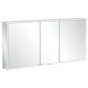Villeroy & Boch My View Now Armoire de toilette, avec éclairage l: 160 H: 75 P: 16,8 cm, 3 portes, A4551600,