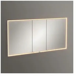 Villeroy & Boch My View Now Armoire de toilette, avec éclairage l: 160 H: 75 P: 16,8 cm, 3 portes, A4581600,Vendu parkaufland