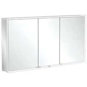 Villeroy & Boch My View Now Armoire de toilette, avec éclairage l: 140 H: 75 P: 16,8 cm, 3 portes, A4551400,Vendu parkaufland