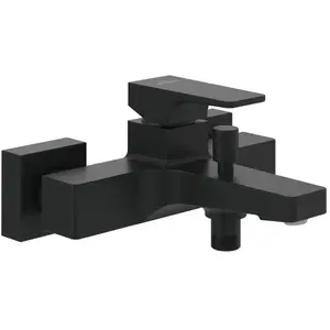 Villeroy & Boch Mitigeur bain douche mécanique  Architectura Square Matt Black TU pas cher