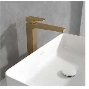 Mitigeur lavabo surélevé VILLEROY ET BOCH Architectura Square avec vid... pas cher