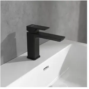 Mitigeur lavabo VILLEROY ET BOCH Subway 3.0 sans tirette Matt Black pas cher