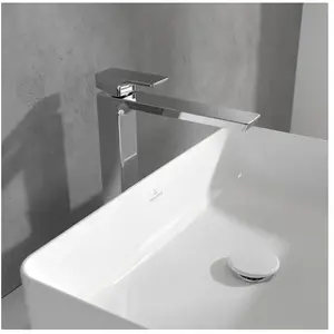 Mitigeur lavabo surélevé VILLEROY ET BOCH Subway 3.0 sans tirette Chrome