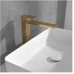 Mitigeur lavabo surélevé VILLEROY ET BOCH Subway 3.0 sans tirette Brus... pas cher