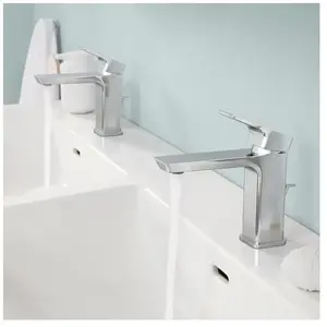 Mitigeur lavabo VILLEROY ET BOCH Subway 3.0 avec tirette Chrome pas cher