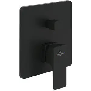 Villeroy & Boch Mitigeur mécanique encastré avec inverseur Subway 3.0 Matt Black TU pas cher